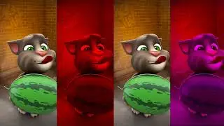 Talking Tom Cat Funny [ Talking Cat Colors Effects Video ] Talking Tom Cat Color Effect 🤒 Effects