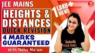 4 Marks Guaranteed in JEE Mains Maths | Heights & Distances IIT JEE Quick Revision | JEE Mains 2023
