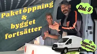 VI BYGGER VÅR EGNA CAMPERVAN! Del 9. Vi planerar för gasolvärmaren, färdigställer duschen mm.
