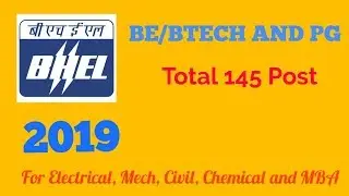 BHEL RECRUITMENT 2019 #J4JOBS