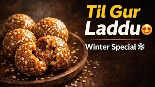 Til Gur Laddu 😍 | Winter Special Sesame Jaggery Ladoo#TilGurLaddu#TilLaddu#WinterSpecialladdu