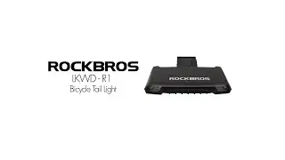 Rockbros LKWD-R1 Bicycle Tail Light Rechargeable