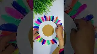 DIY Feather Evil Eye Wall D&eacute;cor | Step by Step Tutorial | How to make your own evil eye