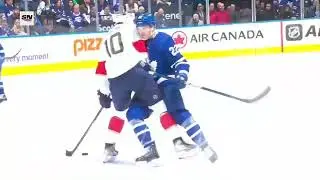 Jake McCabe clean check on Anthony Duclair