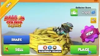 Hatched Razorhelm Dragon ! - Dragon Mania Legends - Gameplay Part 1664 HD