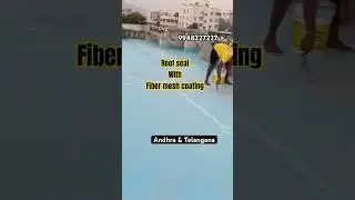 Fiber mesh coating #waterproofing #experts #andhrapradesh #telangana