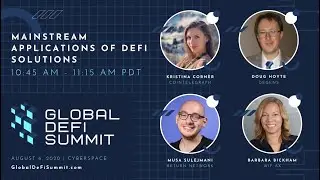 Mainstream Applications of DeFi Solutions | Global DeFi Summit