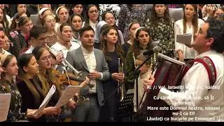 Grup Coral Reunit 2024. Voi Israeliți din Vale , haideți să-I cântăm