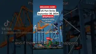 US Port Strike September 30, 2024 @tfg365guide #usports #breakingnews #news #inflation #consumer