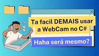 C# para iniciantes  - Como INICIAR a WEBCAM #webcam #programa&ccedil;&atilde;o #csharp #desenvolvimento #winforms