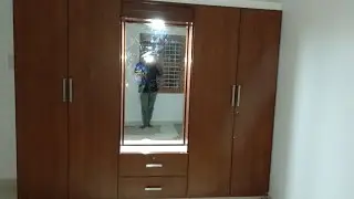 Palakkad Aluminium Fabrication Wooden Finished Bedroom Wallkabord @ Huzainfab Interior 📞9747494850