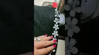 flower lace 😍🤍 beautiful suit #shivami #subscribe #suit #trending #lace #flower