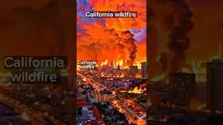California before and after wildfire. Save us from any disaster #shorts