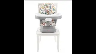 Review 3 month update - Fisher Price Space Saver High Chair Booster Seat. EASY CLEAN highchair