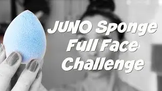 JUNO Microfiber Sponge Full Face of Makeup Challenge