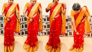 Saree Draping Tutorial For Beginners | Beginners Saree Kaise Pahne | Saree Draping 