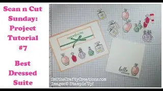 Scan n Cut Sundays #7 Scanning and Cutting your Designer Series Paper (Best Dressed by Stampin' Up!)
