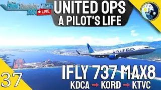 Microsoft Flight&nbsp;Simulator&nbsp;Livestream&nbsp;| Flying the iFly 737 MAX8 on VATSIM