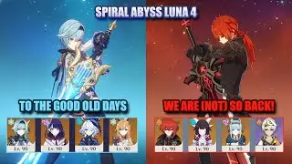 Eula Superconduct & Diluc Columbina OverVape | Spiral Abyss Luna 4 | Genshin Impact