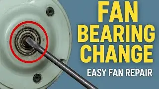 Ceiling Fan Bearing Change | Easy Repair in Telugu | motor garage pamidi 