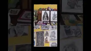 Art Gallery organised by Shadow Arts at JITS #art #artislife #artsfest #shadowarts
