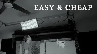 Easy DIY Build for Overhead Studio Lighting (Under $100!)