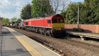 66070 DB cargo with 20 export containers 16:21 1L Lea Road 8/5/2024