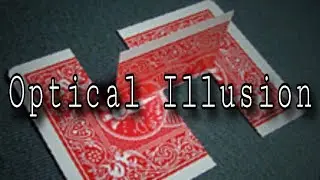 Magic Video Tutorial - Magic Optical Illusion with Playing Card - Hypercard