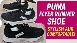 Puma Womens Flyer Runner Engineered Knit Running Shoe