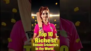 Top 10 Richest Female Cricketers in the World | Net Worth & Earnings 2025! 🏏💰| #femalecricketers