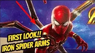 Avengers Infinity War First LOOK at IRON SPIDER MAN Arms Hindi