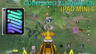 CALL OF DUTY MOBILE GAMEPLAY ON IPAD MINI 6 A15 BIONIC 256 STORAGE