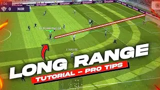 How to Score LONG RANGE GOALS Easily🔥 - TUTORIAL PES Mobile