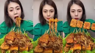 Grill mushroom squid with spicy chili yummy(เห็ดย่าง)