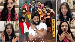 Icon Star Allu Arjun Trending Edits Reaction 🔥 | Stylish Star | vibecheck 