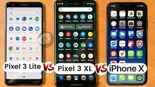 Google Pixel 3 Lite vs iPhone X vs Pixel 3 XL | Leaked Images Are Here