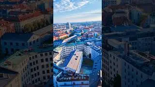 Munich on a relatively cold day. Has anyone seen it from this angle? #munich #m&uuml;nchen #germany #city