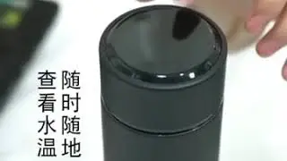CURO 500ml Smart LED Temperature Display Vacuum Flask Thermos Keep Warm and Cold Bottle