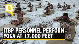 Yoga Day 2022 | ITBP Personnel Perform Yoga on High Altitudes