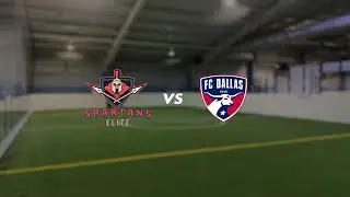 U7 Indoor Soccer - NFWSA Spartans Elite vs FC Dallas at TOCA Soccer Center, Keller