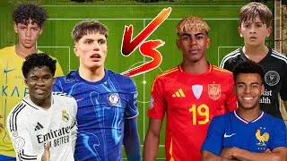 Ronaldo Jr vs Thiago Messi vs Yamal vs Garnacho vs Dou&eacute; vs Endrick ⚽🔥