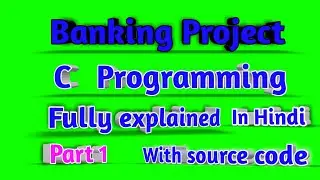 Banking management system in C programming  | How to create banking management system in C language
