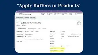 Odoo TOC Integration : Compare Capacity Verses Buffering with Dynamic Configurations