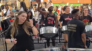 🇬🇧 NOTTING HILL CARNIVAL 2023, SATURDAY NIGHT 27th OF AUGUST 2022, STEEL DRUM PERFORMANCE, 4K