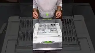 Festool bit cassettes paired with the CXS18 lol
