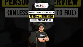 3 Interview Blunders That Will Ruin Your MBA/BBA Dreams | PI Prep Tips By Anil Sir