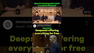 OpenAI vs DeepSeek &ndash; Paid vs Free AI Battle Begins! 🔥 #deepseekvschatgpt