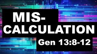 MISCALCULATION | SUNDAY EVENING SERVICE | 5:00PM | Min Moffat Atichi