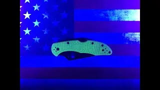 Brand New Glow In The Dark Spyderco Delica.....With a few guest appearances!!!