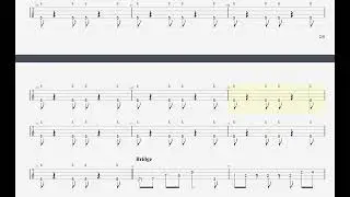 Talk Talk Bass Tabs - Living In Another World